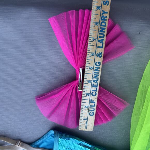 Weissman Sweet Escape 8751 Sz SC 6 6x Girls Dance Costume Tutu Dress & Bow Candy - Picture 6 of 9